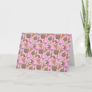 Carte Motif crème glacée motif Lollies lollipop 26