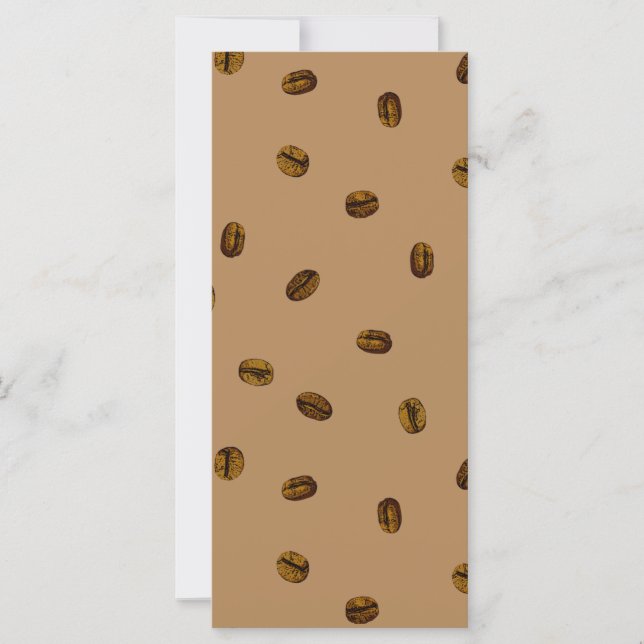 Carte Motif de café (Devant)