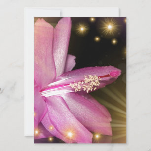 Carte motif de fleurs de couleur festive