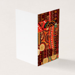 Carte Motif de la tribu Afrocentric Kente