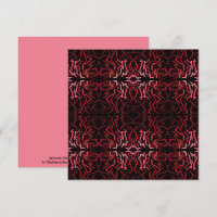 Motif de points roses et rouges et de gribouillis