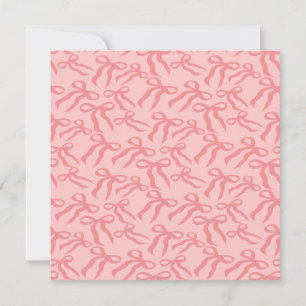 Carte Motif de ruban sans couture en rose charme et thé