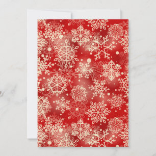 Carte Motif de snowflakes