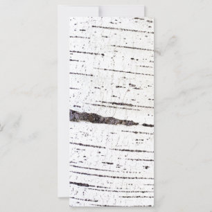 Carte Motif d'écorce de bouleau