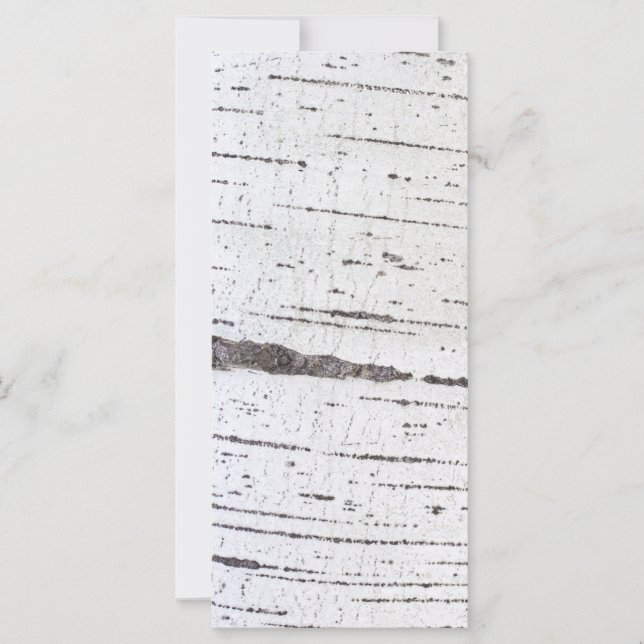 Carte Motif d'écorce de bouleau (Devant)