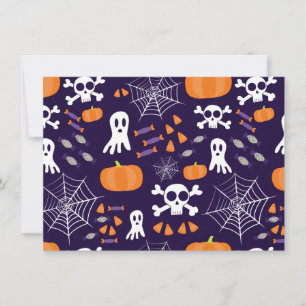 Carte Motif d'Halloween amusant