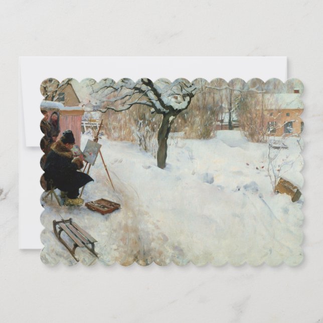 Carte Motif d'hiver Åsögatan (Devant)