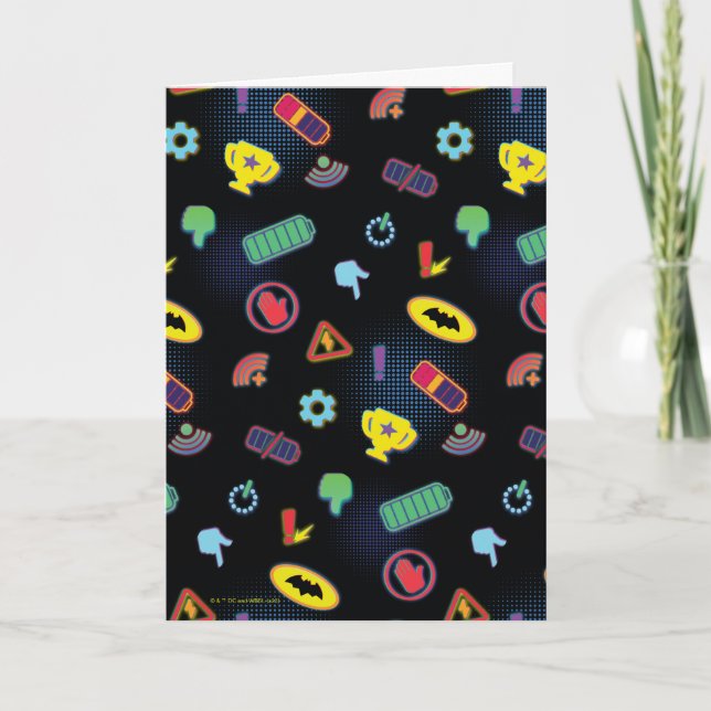 Carte Motif d'icône de véhicule Batwheel™ (Devant)