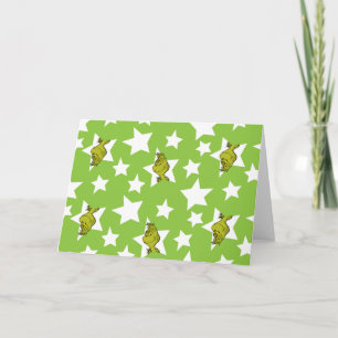 Carte Motif Étoile Cachottier du Grinch