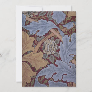 Carte Motif feuille d'acanthe de St. James par William M