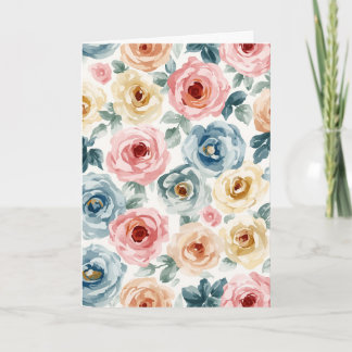 Carte Motif floral