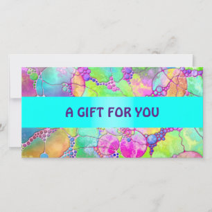 Carte Motif Peint À La Main Et Numériquement Art 41