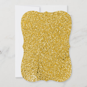 Carte Motif PURE GOLD Splatter + votre texte