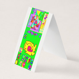 Carte motif verte aucun message imprimé des deux c
