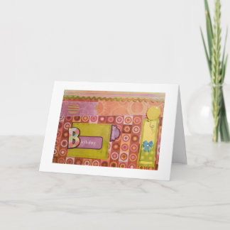 Carte Motifs d'anniversaire