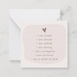 Carte Motivation Affirmation Moderne