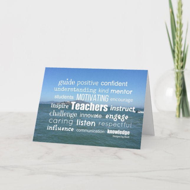 Carte Motivation de l'enseignant (Devant)