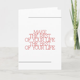 Carte Motivation, inspiration, mots de sagesse citent.