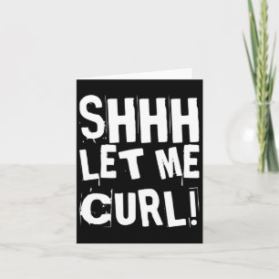 Carte Motivationnel Funny Gym Humour Biceps Gains Shhh L
