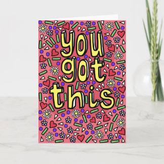 Carte Motivationnelle et Inspirative "You got this