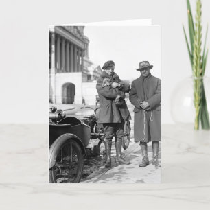 Carte Moto avec Sidecar, 1918