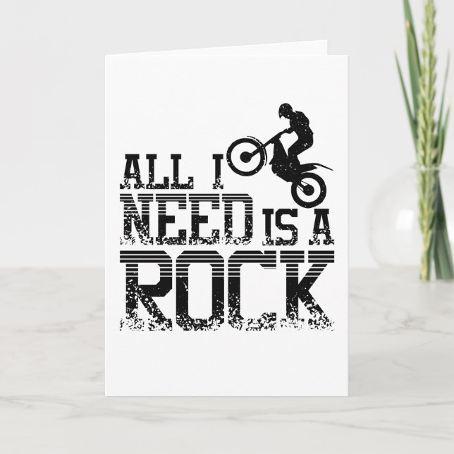 Carte Moto d'essai Rock (Devant)