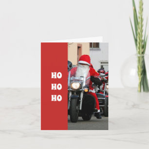 Carte Moto Santa Claus Ho Ho Ho Ho
