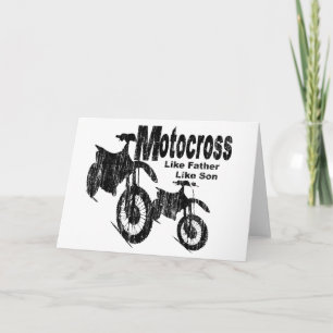 Carte Motocross père/fils