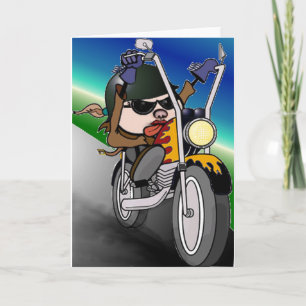 Carte Motorcycle Lady