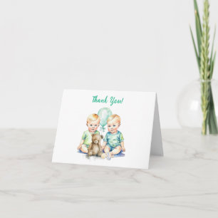 Carte Mots de remerciement pour une baby shower ou un ca