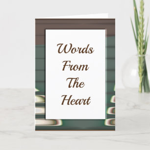 Carte "Mots du coeur" (pour ceux qui sont incarcérés)
