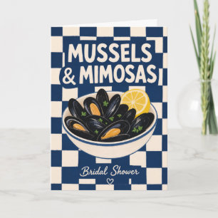 Carte Moules de Mariage Drôle Brunch de Fête de Fiançail