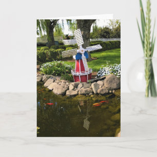 Carte Moulin à vent Jardin Décor