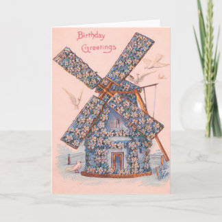 Carte Moulin à vent Ne m'oubliez pas de Dove