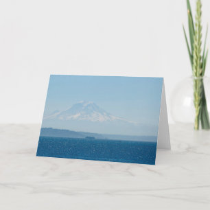Carte Mount Rainier de Puget Sound - Art Cadre