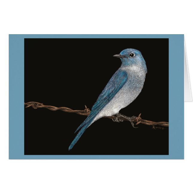 Carte Mountain Bluebird (Devant Horizontal)