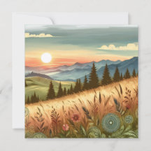 Mountain Forest Hills Country Boho Nature