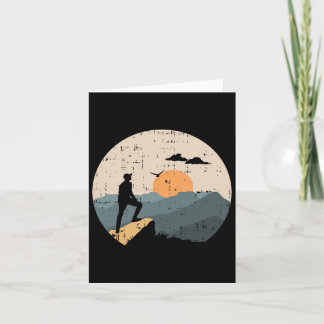 Carte Mountain Hiker Voyage Randonnée Voyageur Alpiniste