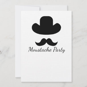 Carte Moustache et casquette