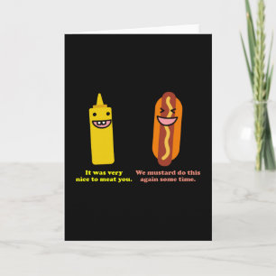 Carte Moustard et Hotdog