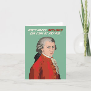 Carte Mozart Brilliance Arrive À N'Importe Quel Âge Anni
