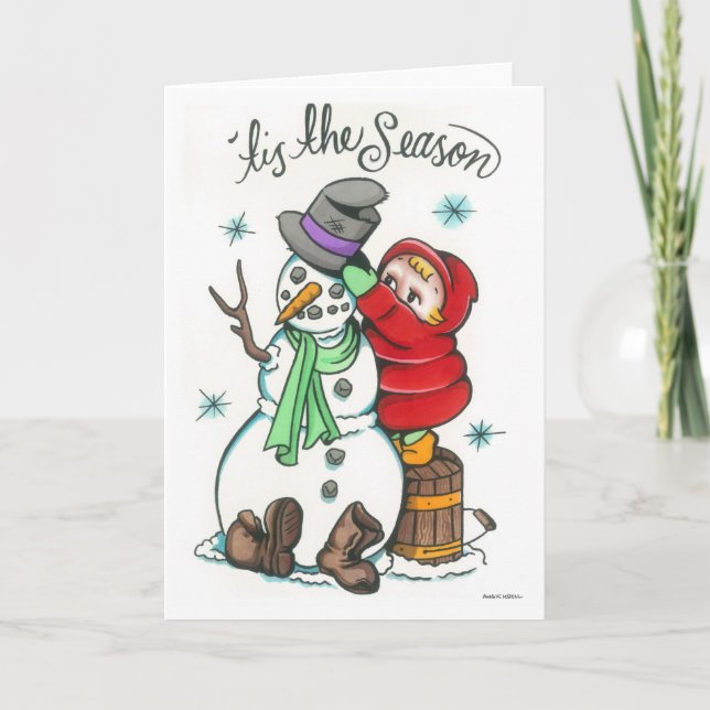 Carte Mr. Snowman (Devant)