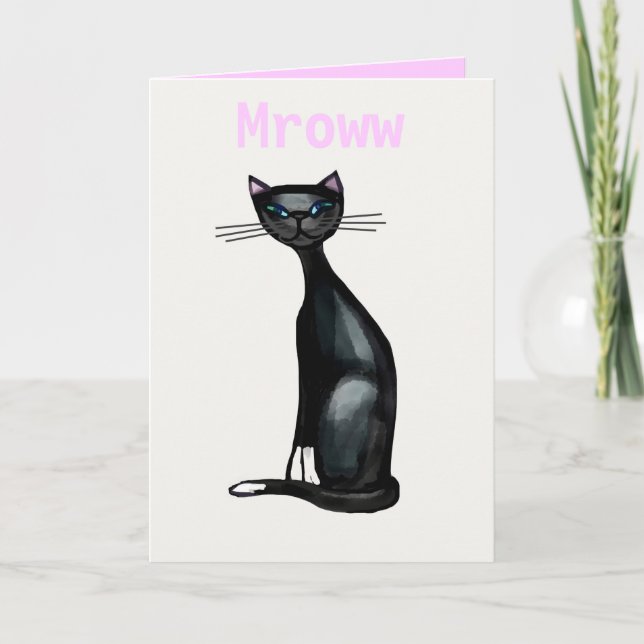 Carte Mroww veut dire que je t'aime (Devant)