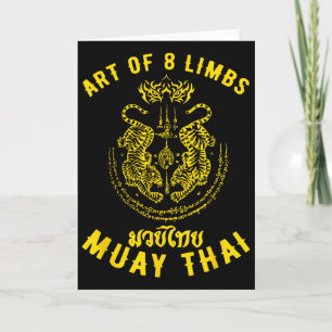 Carte Muay Thai Hommes Mma Tigre Combat de rue Muay Thai
