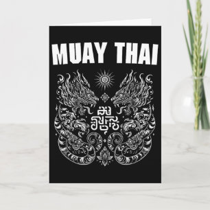 Carte Muay Thai Mma Combat Tatouage Jumeau Tigre Kickbox