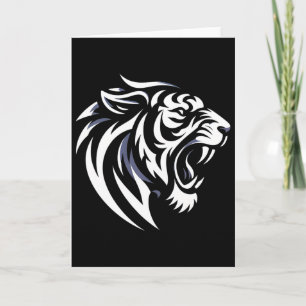 Carte Muay Thai Mma Combat Tatouage Rugissement de Tigre