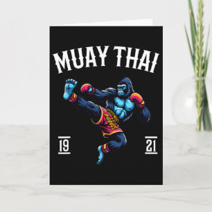 Carte Muay Thai Monkey - Kickboxing et Boxe Thaïlandaise