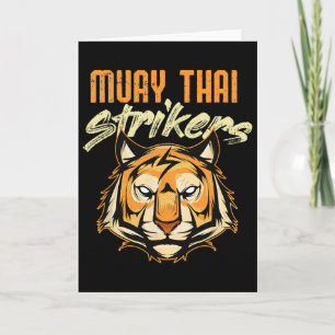 Carte Muay Thai Tiger Thai Boxing Thaïlande Kickboxing _