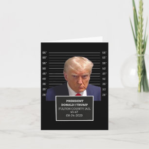 Carte Mug Shot Président Donald J Trump Mugshot 2023 Amu