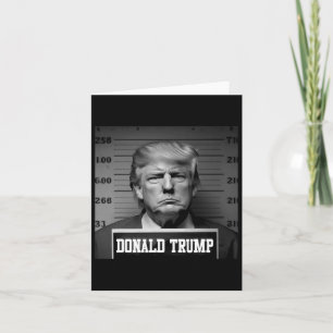 Carte Mugshot Trump 2024 Photo de Trump Président